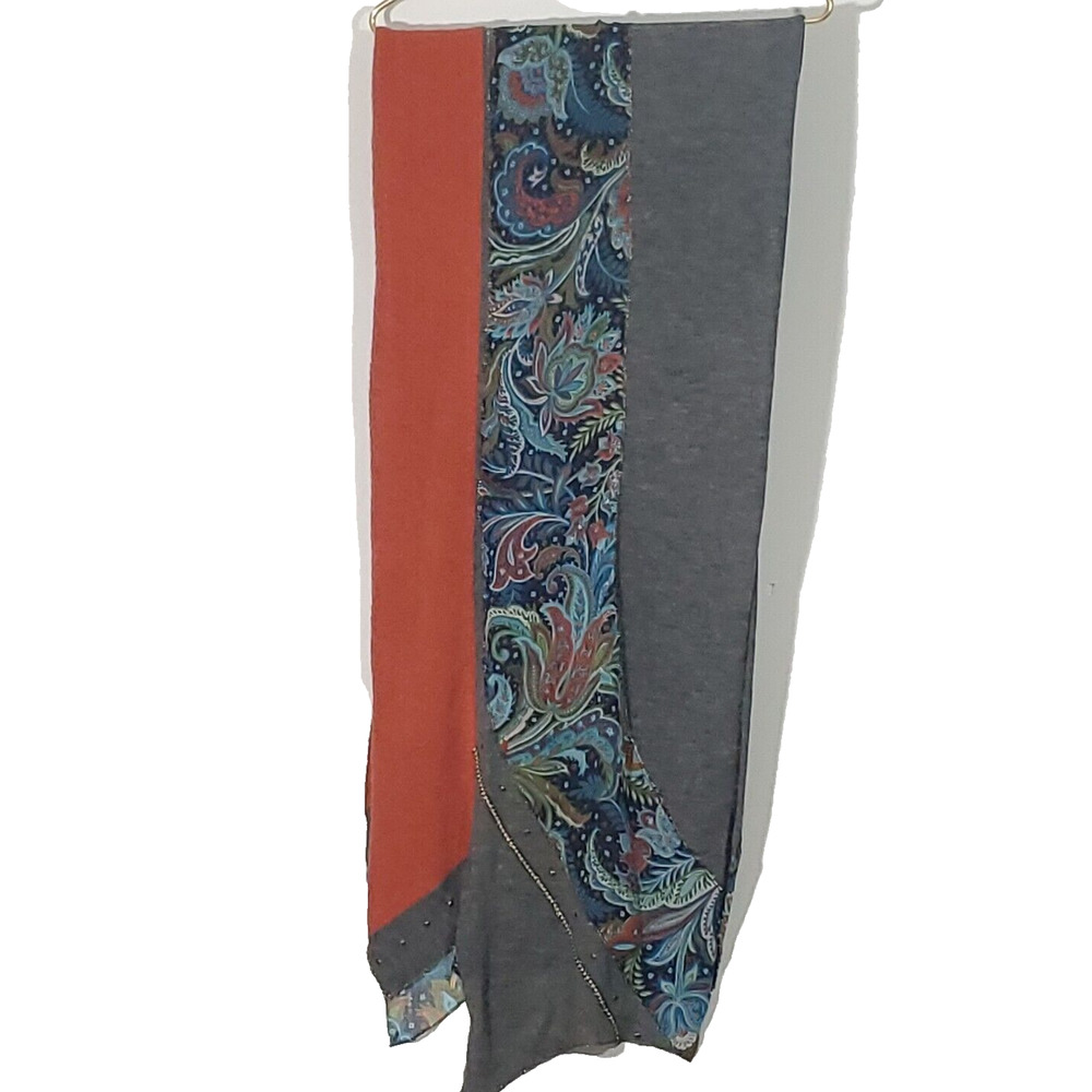 Bohemian Artsy Patchwork Rectangular Asymmetrical… - image 2